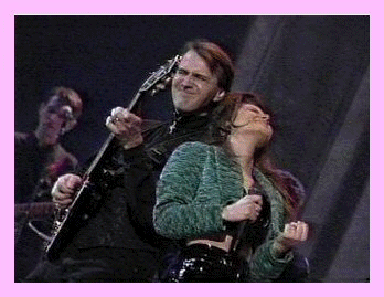 Shania Twain performing with Dan Schafer