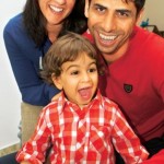 Ashish Nehra with his wife