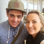 Quinton de Kock with Sasha Hurly