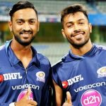 Hardik Pandya with his brother Krunal Pandya