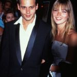 Johnny Depp with his girlfriend Kate Moss