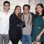 Sunita Ahuja with her husband and children