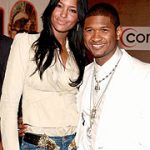Elishia Brightwell with Usher