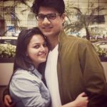 Nehalaxmi Iyer with her boyfriend, Tejas