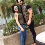 Vishavpreet Kaur with Jagmeet Singh