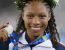 Allyson with her first medal at the age of 18