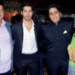 Rohit Dhawan with his parents and brother