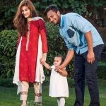 Shakib Al Hasan wife Umme Ahmed Shishir and Daughter Alayna Hasan Aubrey