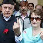 Farooq Abdullah with his wife Molly