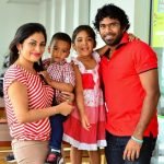Lasith Malinga with his family
