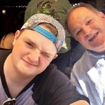 Davis Cripe with his Father