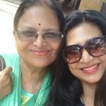 Parineeta with her mother