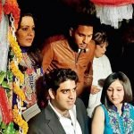 Zorawar Singh with his wife Akansha Sharma