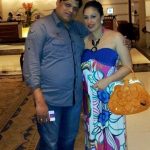 Preeti Mahapatra with her husband Harihara Mahapatra