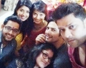 Pooja Sharma with Aishwarya Sakhuja and Sehban Azim