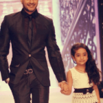 Angad Hasija with her daughter