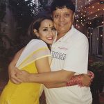 Priyanka Karki with her father
