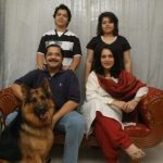 Shikha Talsania with her family