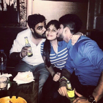 Garv Bajaj drinking