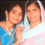 Harshita Dahiya with her mother