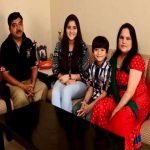 Navika Kotia with her family