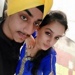 Sargun Kaur with brother