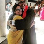 Tulasi Shivamani with her son