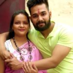 Ankit Saxena with his sister Preeti Saxena