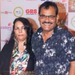 Mushtaq Khan with wife