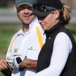 Ricky Ponting With His Sister Renee Ponting