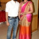 Sadhika Venugopal with her brother Vishnu Vr