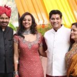 Kshitija Saxena with her parents and brother