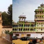 Piramal Gate (left) and Piramal Haveli (right) in Bagar