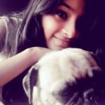 Anukreethy Vas, a dog lover