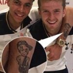 Dele Alli's left arm tattoo