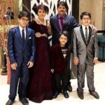 Agasthya Dhanorkar with his parents and brothers Atharva Dhanorkar (Left) & Eklavya Dhanorkar (Center)