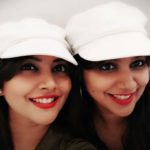 Nidhi Uttam with her twin sister