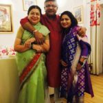 Anurradha Prasad With Her Sister and Brother