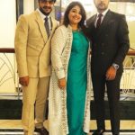 Gaurav S Bajaj with his mother Anju Bajaj and brother Bharat Bajaj
