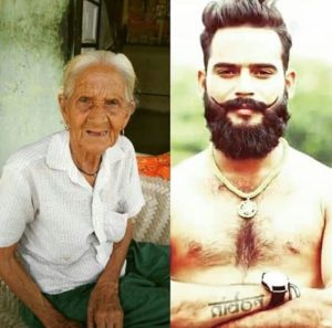 Shyamvati and her Grandson Robbin Gujjar