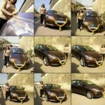 Seema Pandey with her car