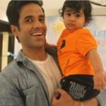 Tusshar Kapoor with his son