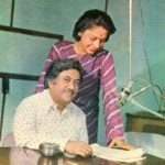 Ameen Sayani with his Wife