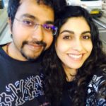 Anusha Mani with her brother
