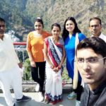 Chitra Tripathi with her parents and siblings