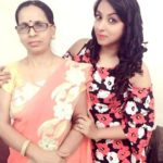 Madhusree Sharma with her mother