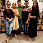Mrunal Thakur with her family