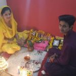 Anjali Raghav with her brother