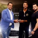 Hardik Pandya's Audi A6 car