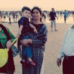 Shoaib Ali with his parents, sister, and nephew
